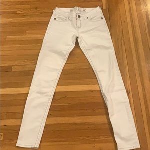 White Hydraulic bailey super skinny jeans